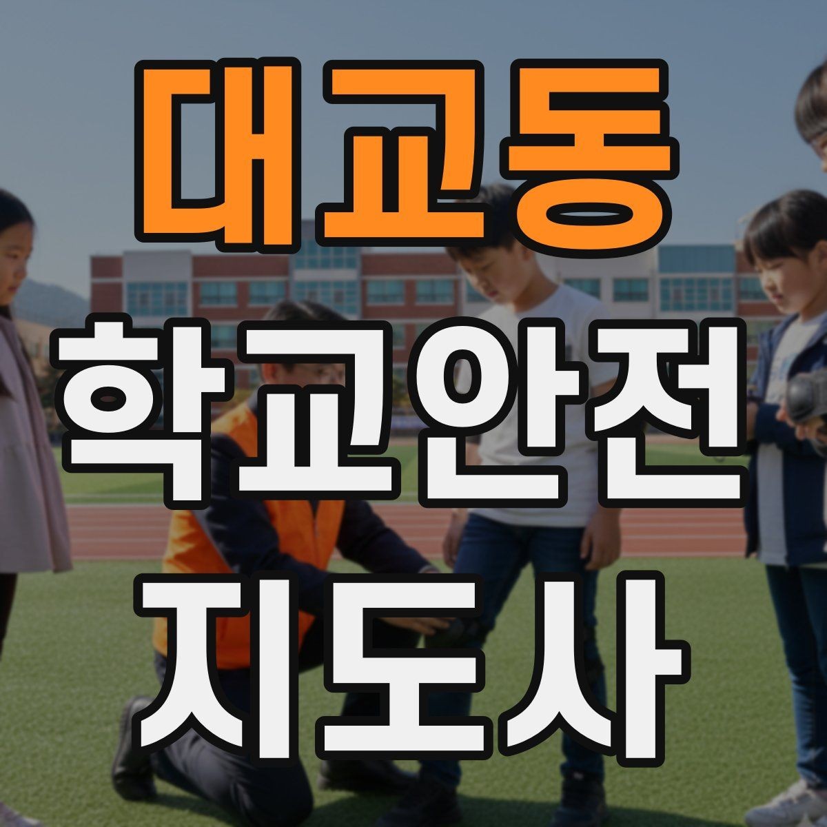 대교동 학교안전지도사 자격증 방과후 활동 이동 시 안전 지도