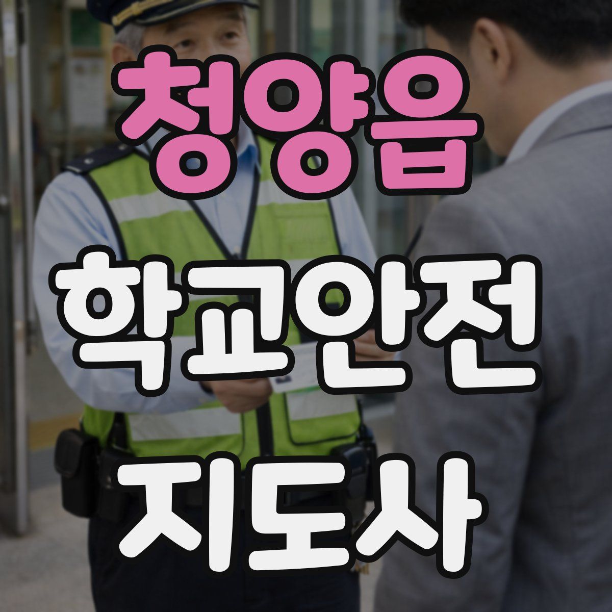 청양읍 학교안전지도사 자격증