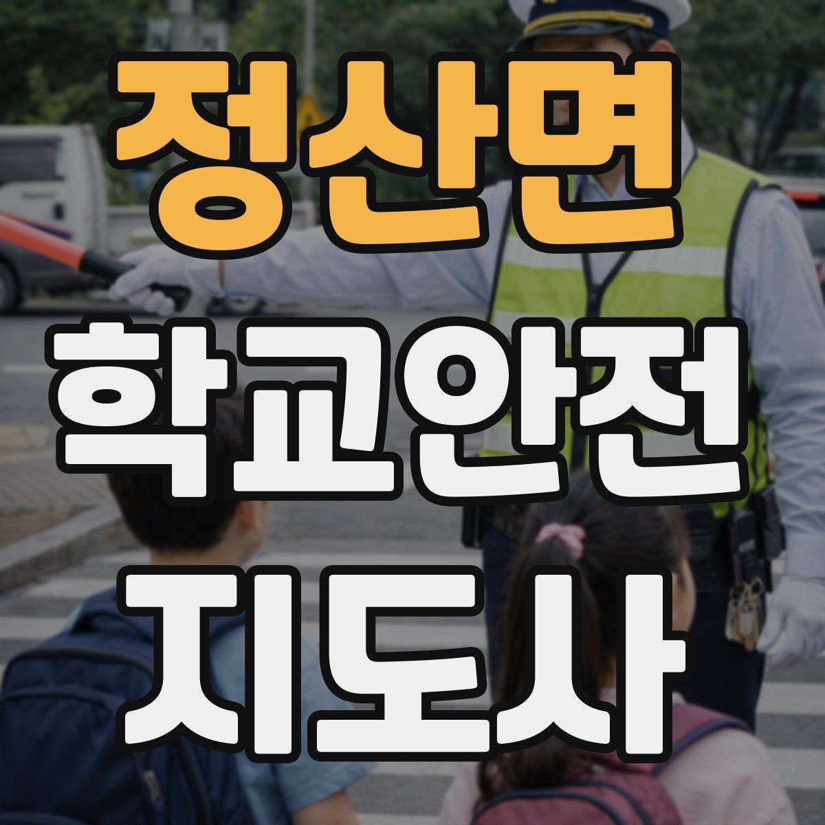 정산면 학교안전지도사 자격증