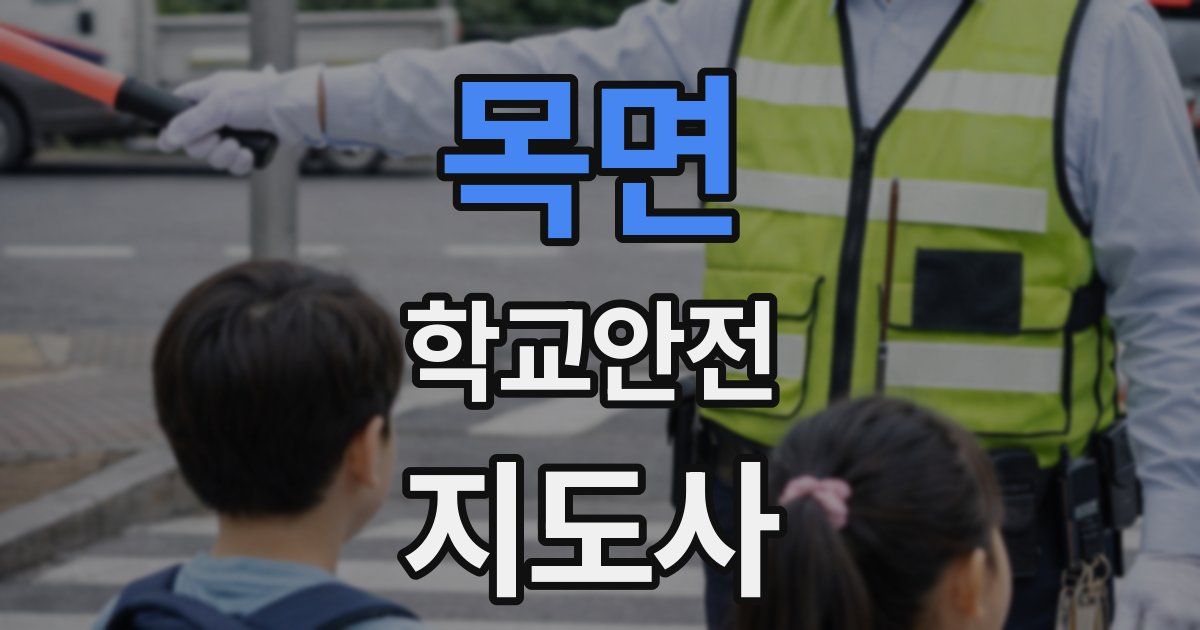 목면 학교안전지도사 자격증