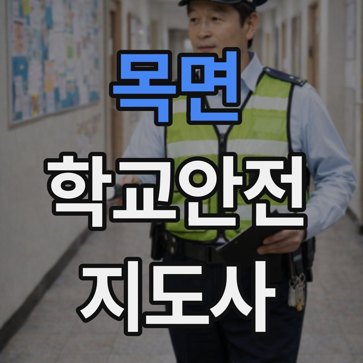 목면 학교안전지도사 자격증