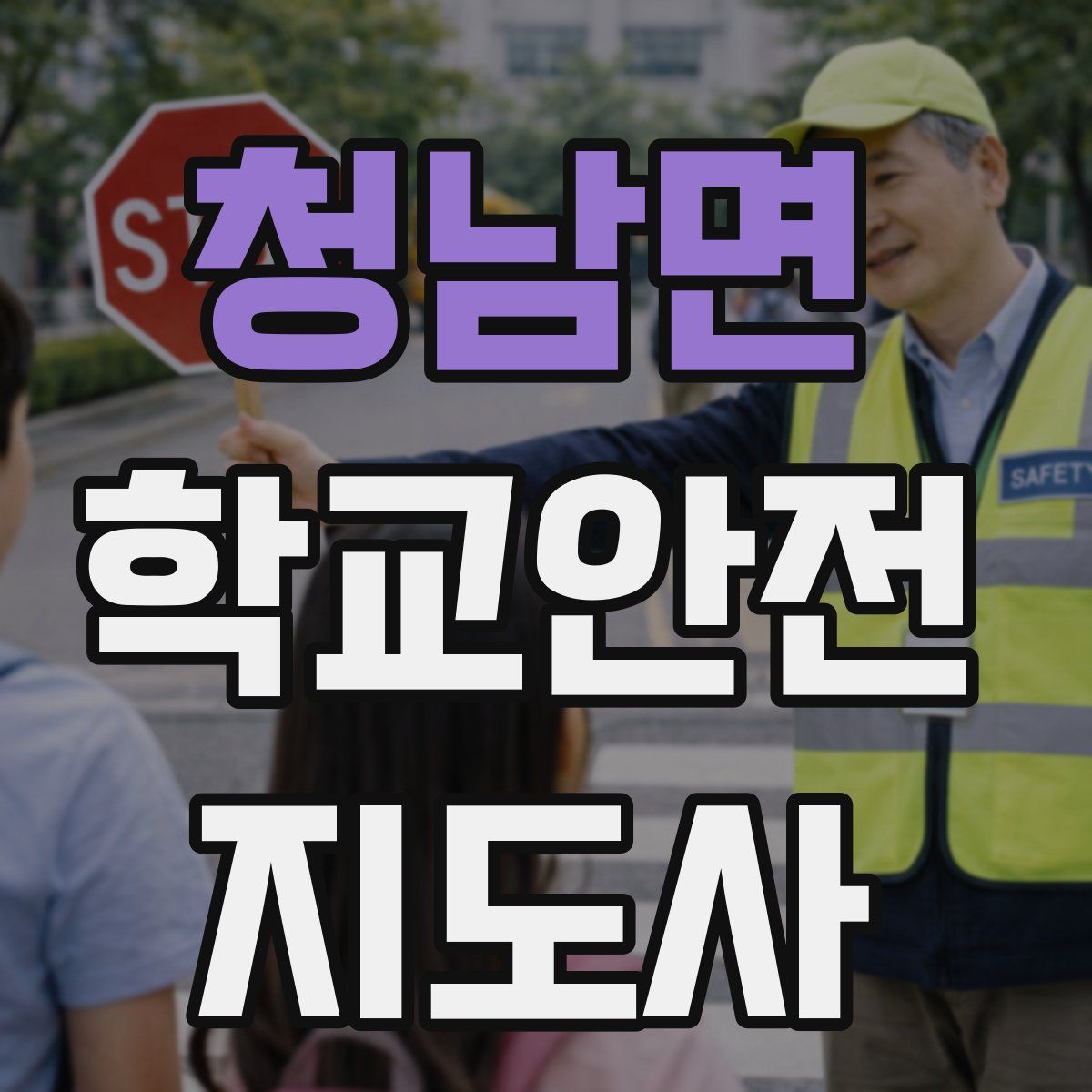 청남면 학교안전지도사 자격증