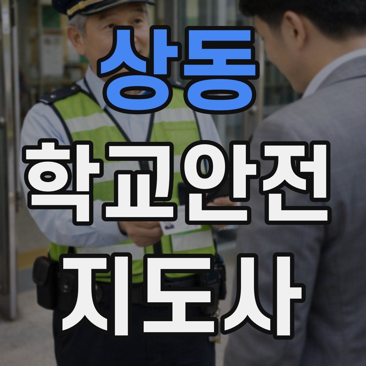 상동 학교안전지도사 자격증 친구 따라 무리하게 뛰는 상황 예방하기