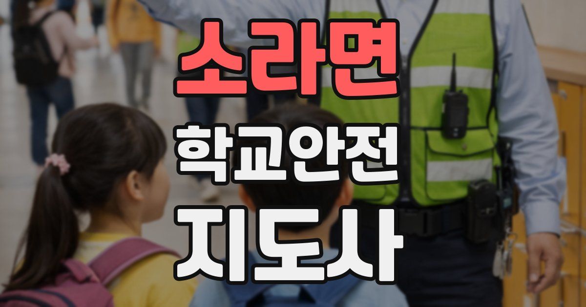 소라면 학교안전지도사 자격증
