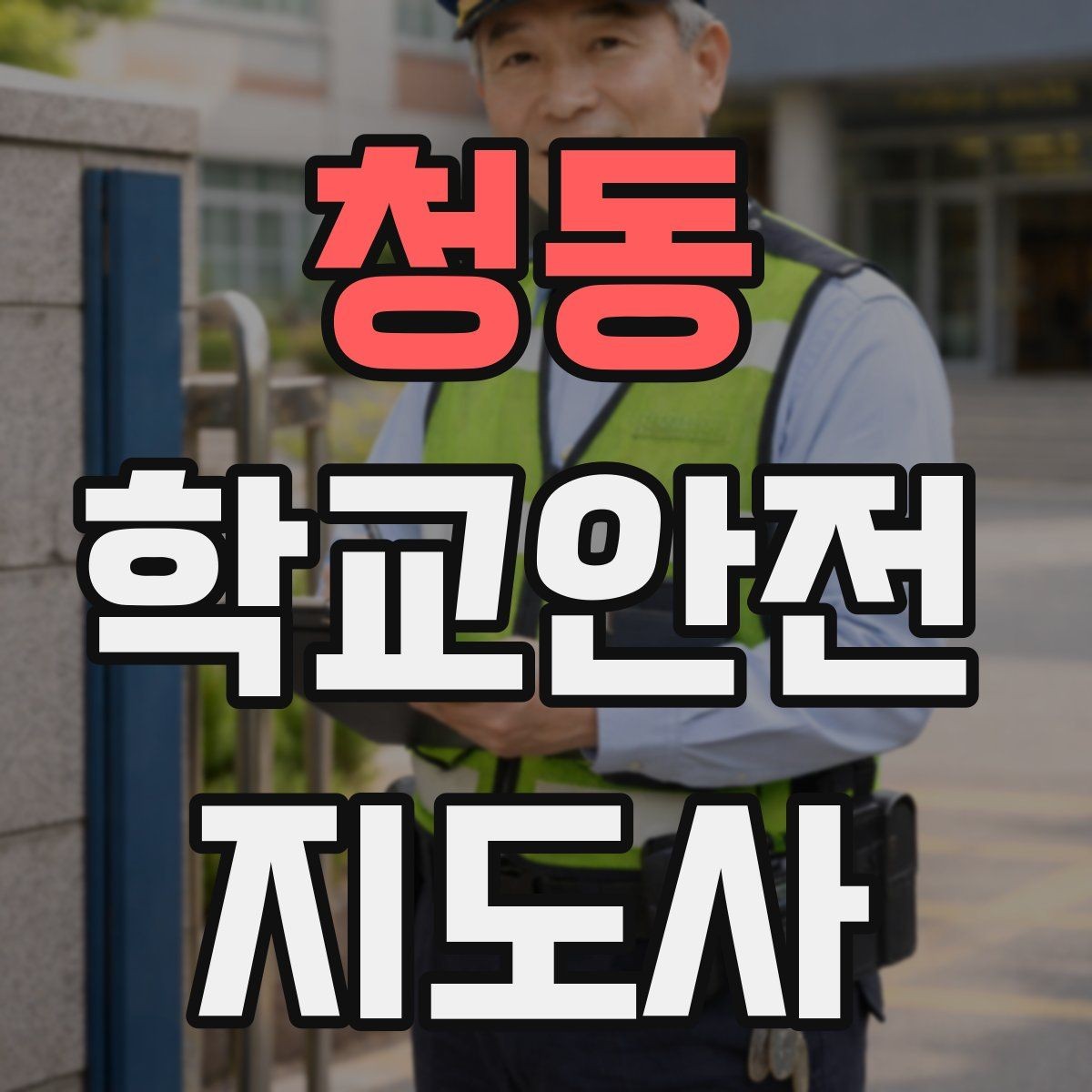 청동 학교안전지도사 자격증 학교 현장 안전을 돕는 실전 가이드