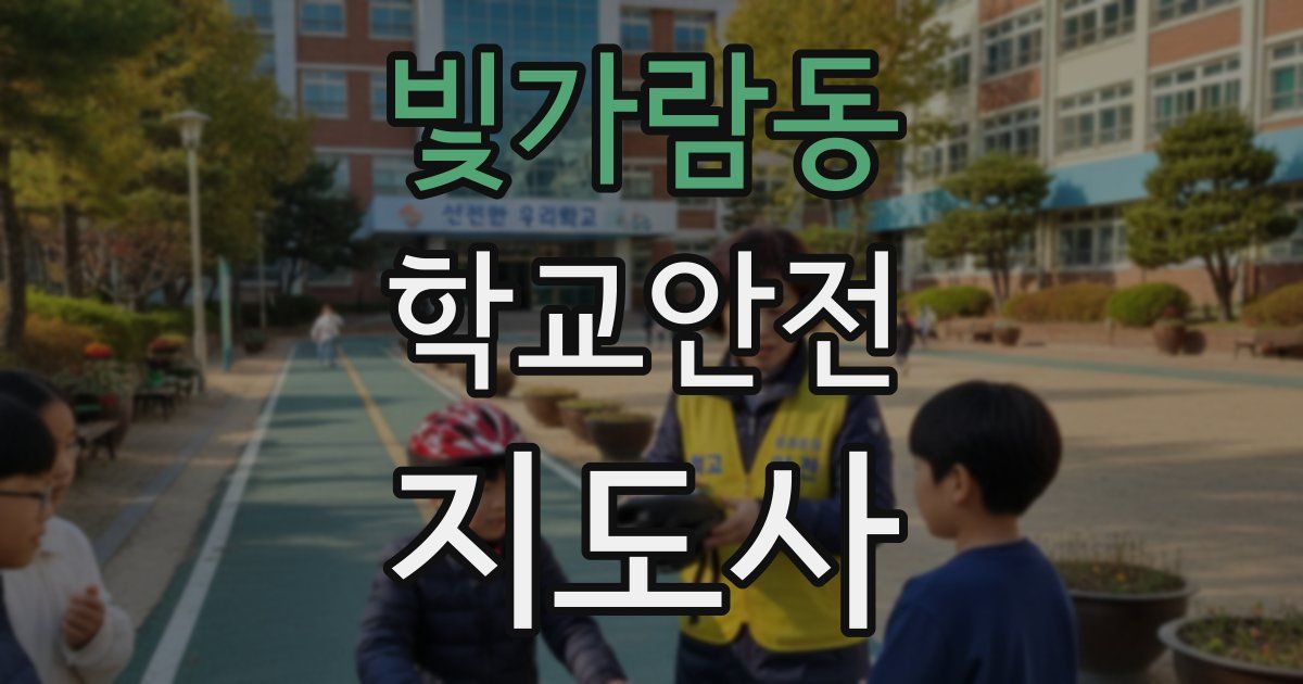빛가람동 학교안전지도사 자격증