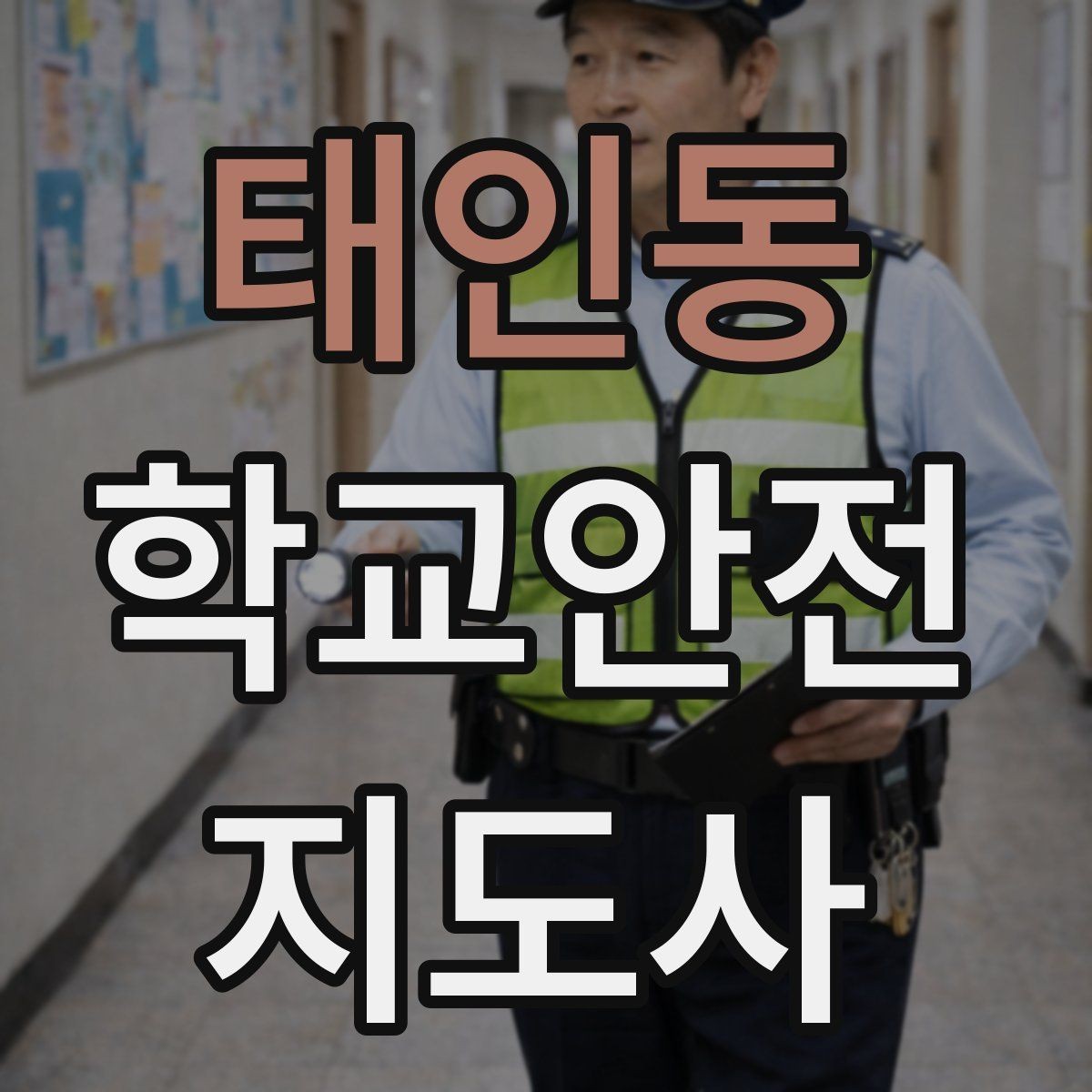 태인동 학교안전지도사 자격증 무단횡단을 줄이는 안내 방법