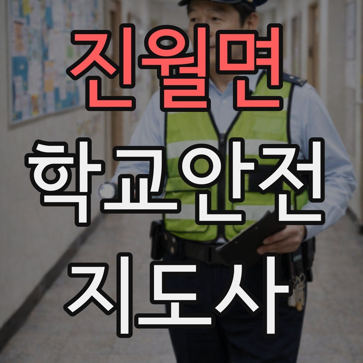 진월면 학교안전지도사 자격증 해가 짧은 겨울 하굣길 안전 포인트