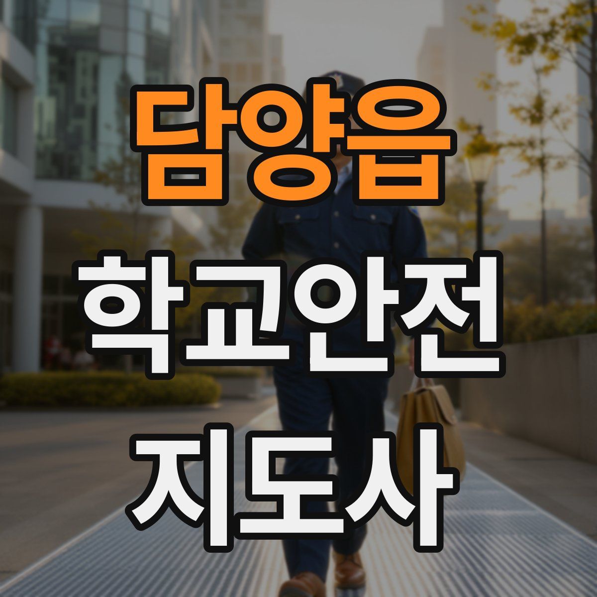 담양읍 학교안전지도사 자격증