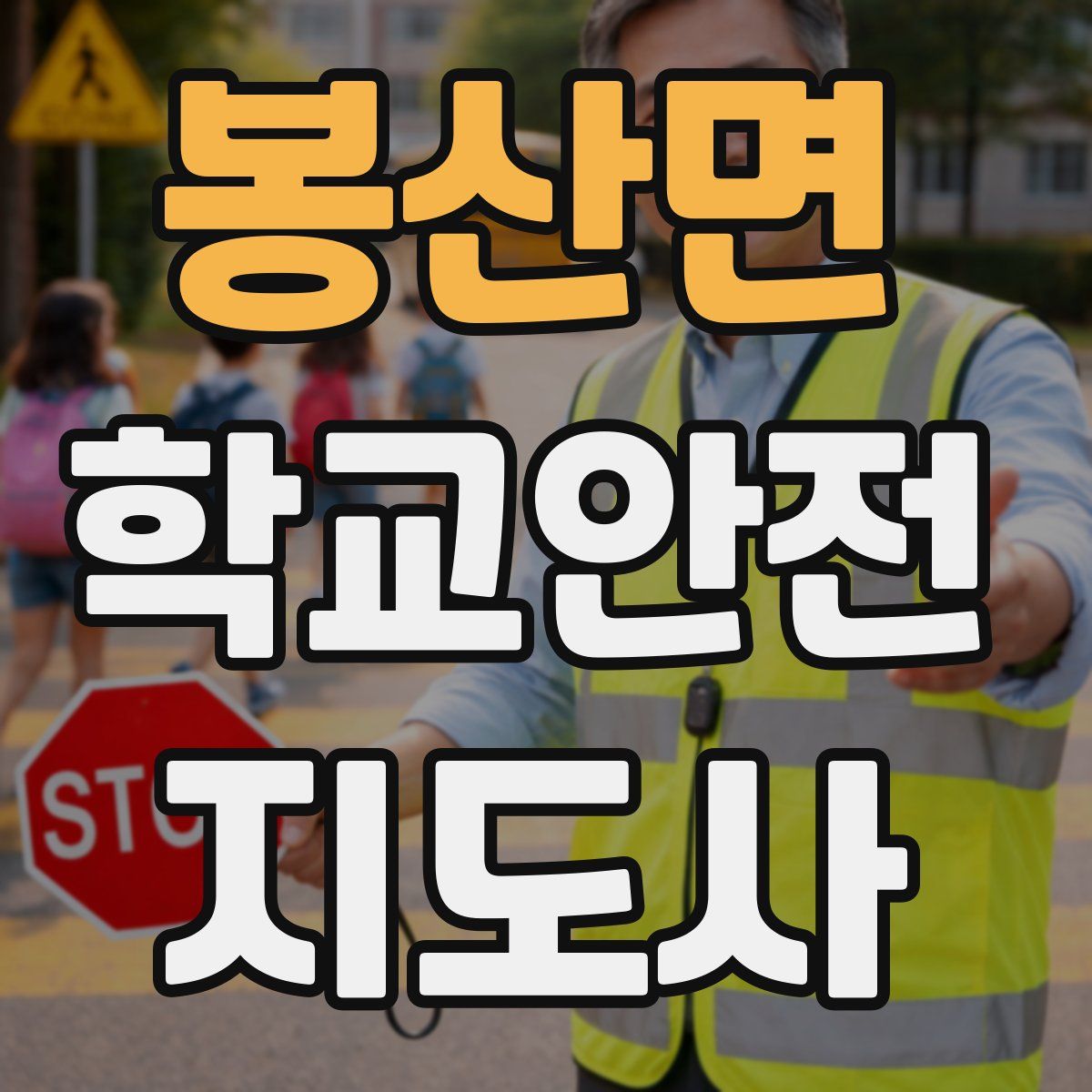 봉산면 학교안전지도사 자격증