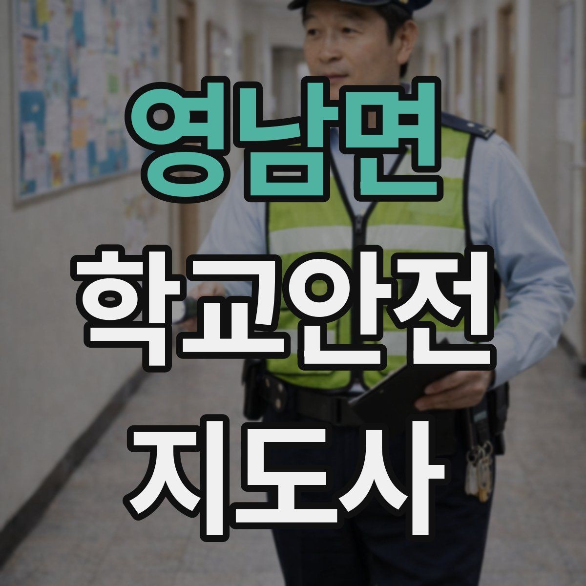 영남면 학교안전지도사 자격증 창문 난간 안전 점검 체크리스트