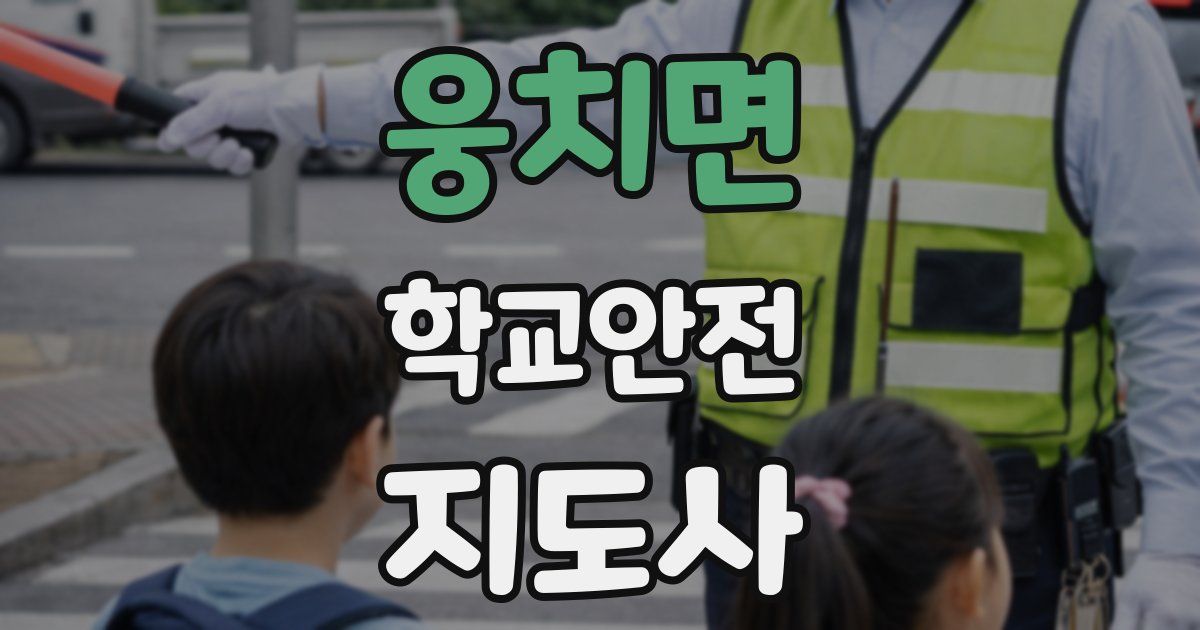 웅치면 학교안전지도사 자격증