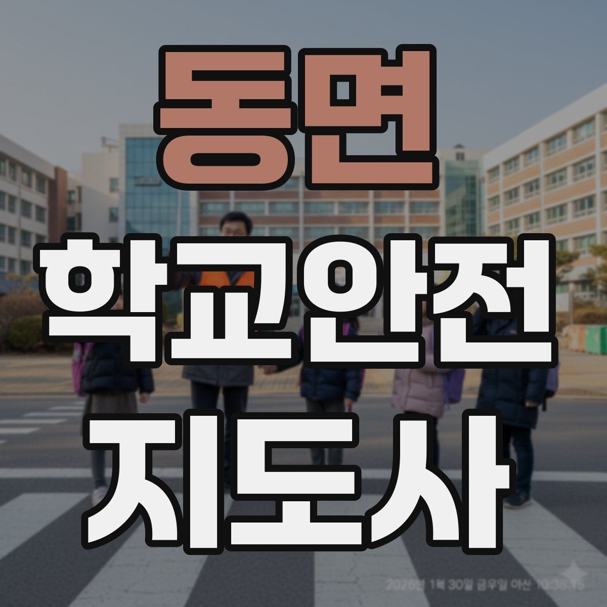 동면 학교안전지도사 자격증 저학년 지도에서 특히 중요한 것