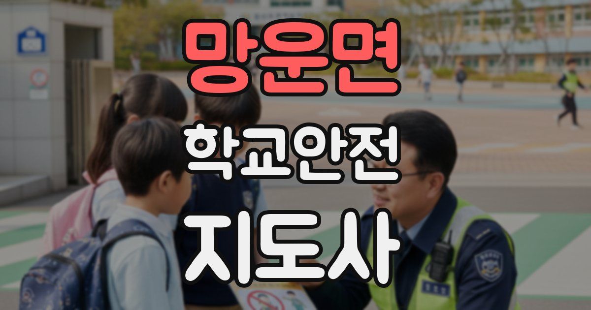 망운면 학교안전지도사 자격증
