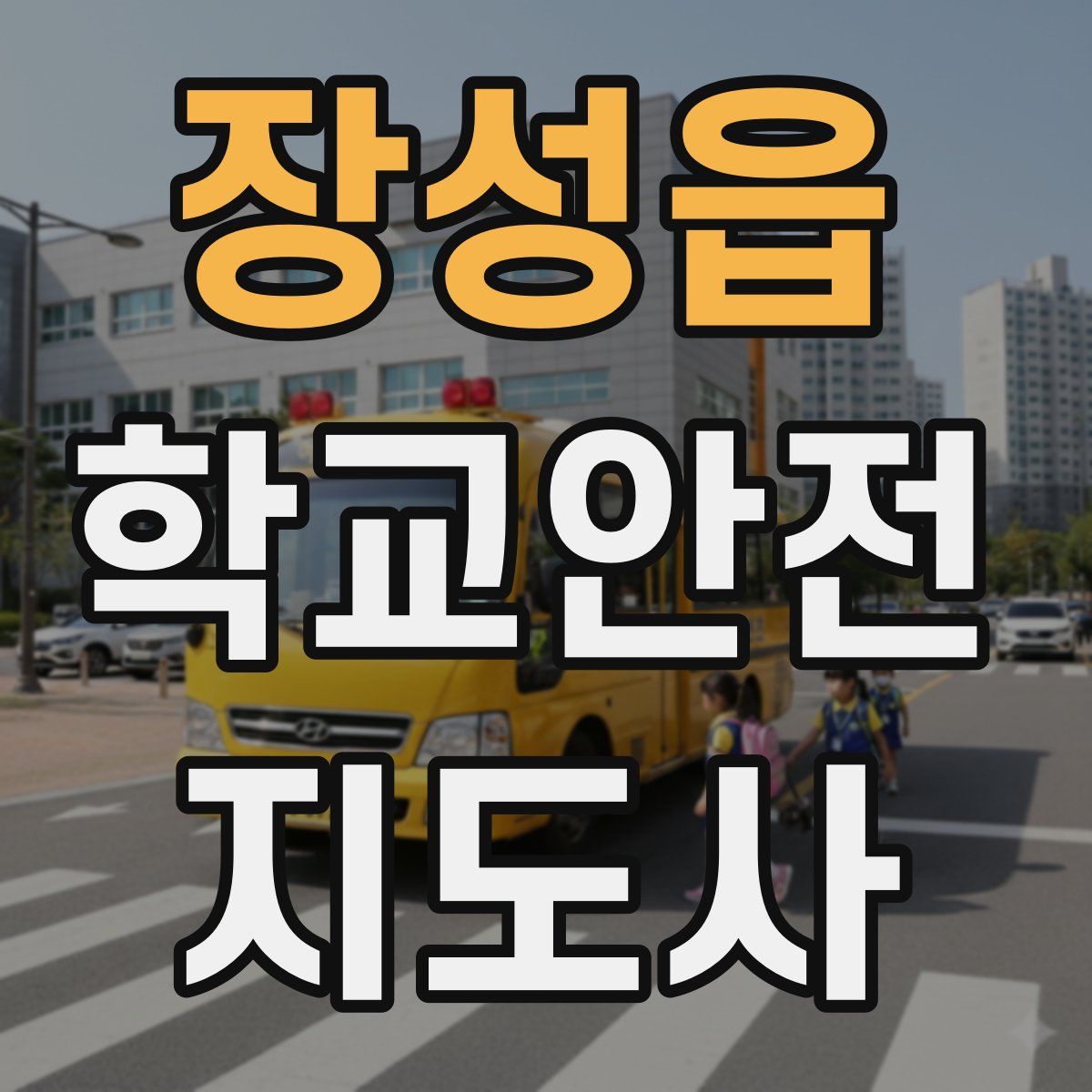 장성읍 학교안전지도사 자격증