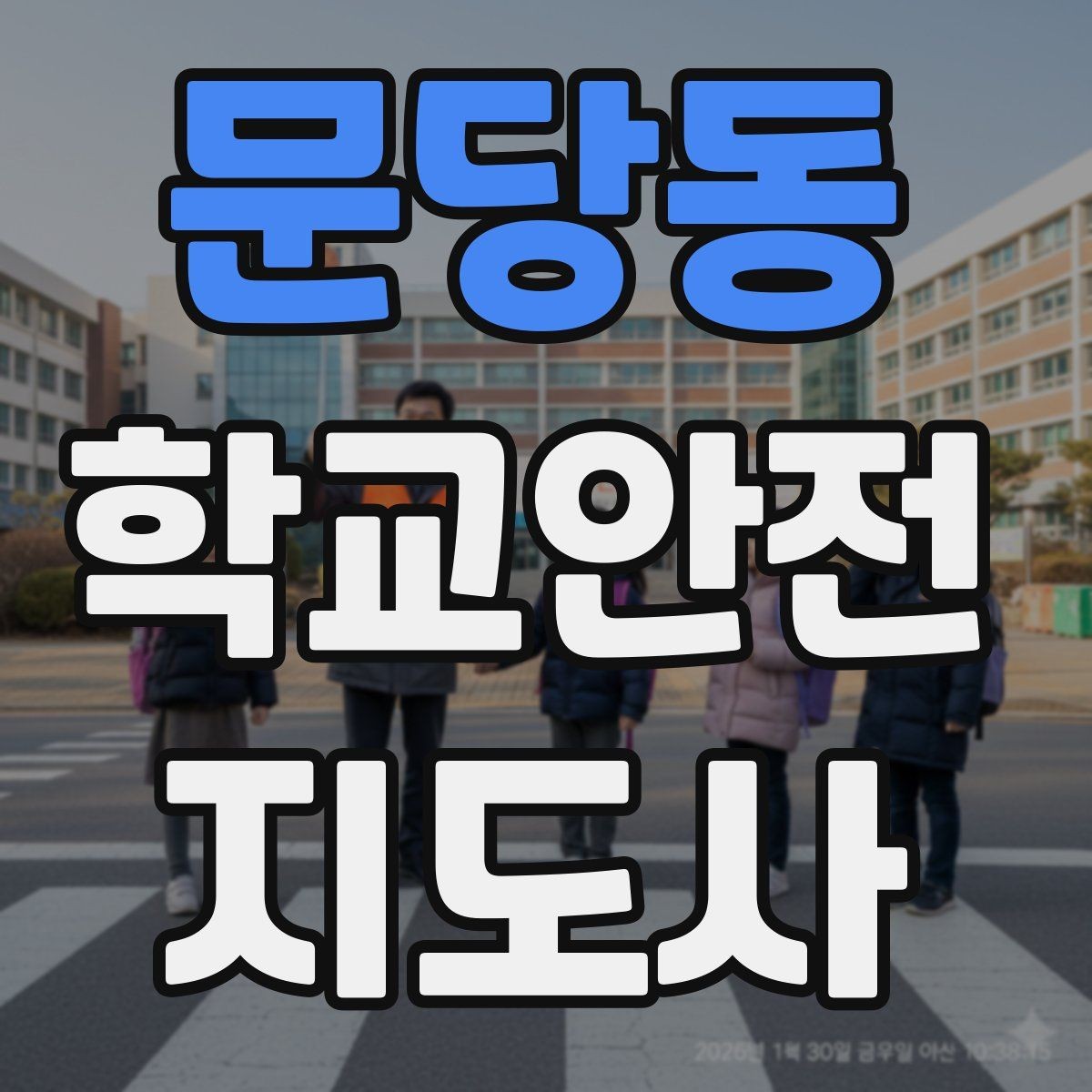 문당동 학교안전지도사 자격증 등교 시간 지각 학생이 뛰어들 때 대처