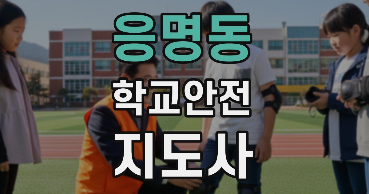 응명동 학교안전지도사 자격증