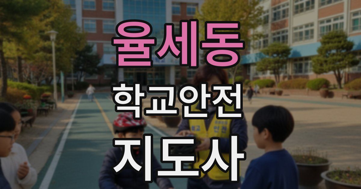 율세동 학교안전지도사 자격증