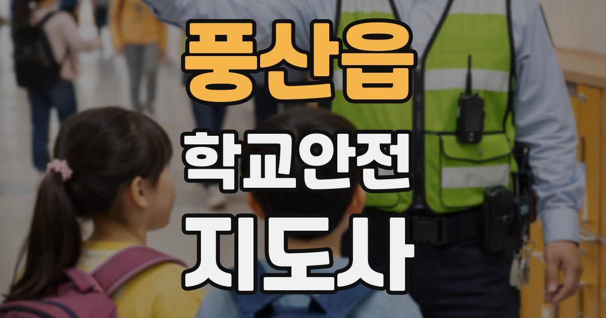 풍산읍 학교안전지도사 자격증