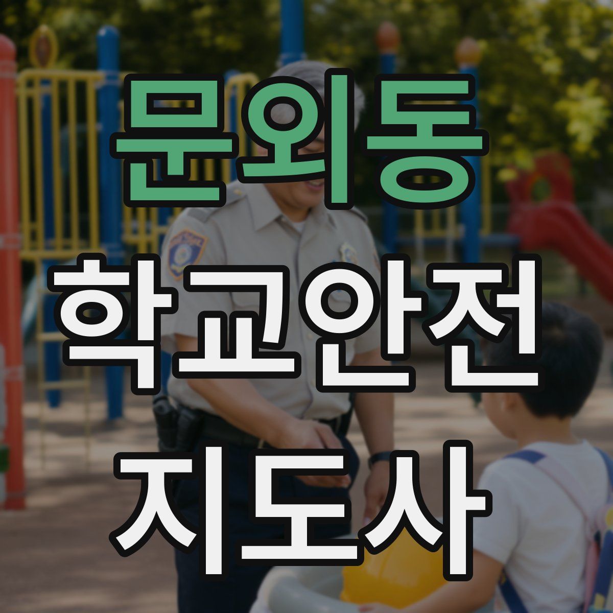문외동 학교안전지도사 자격증