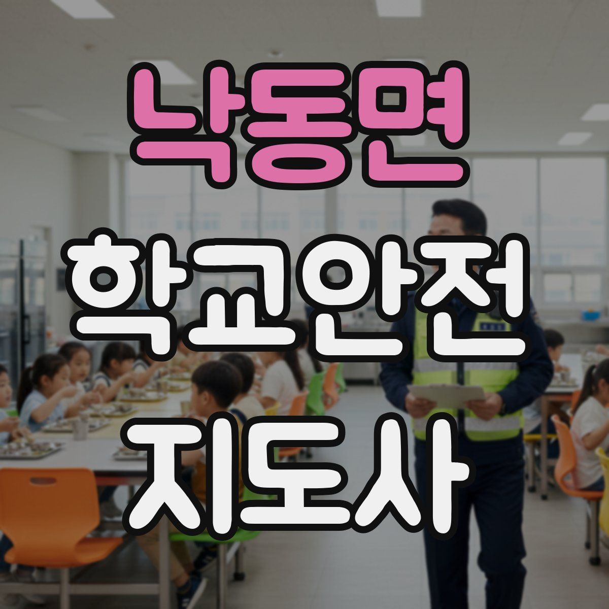 낙동면 학교안전지도사 자격증