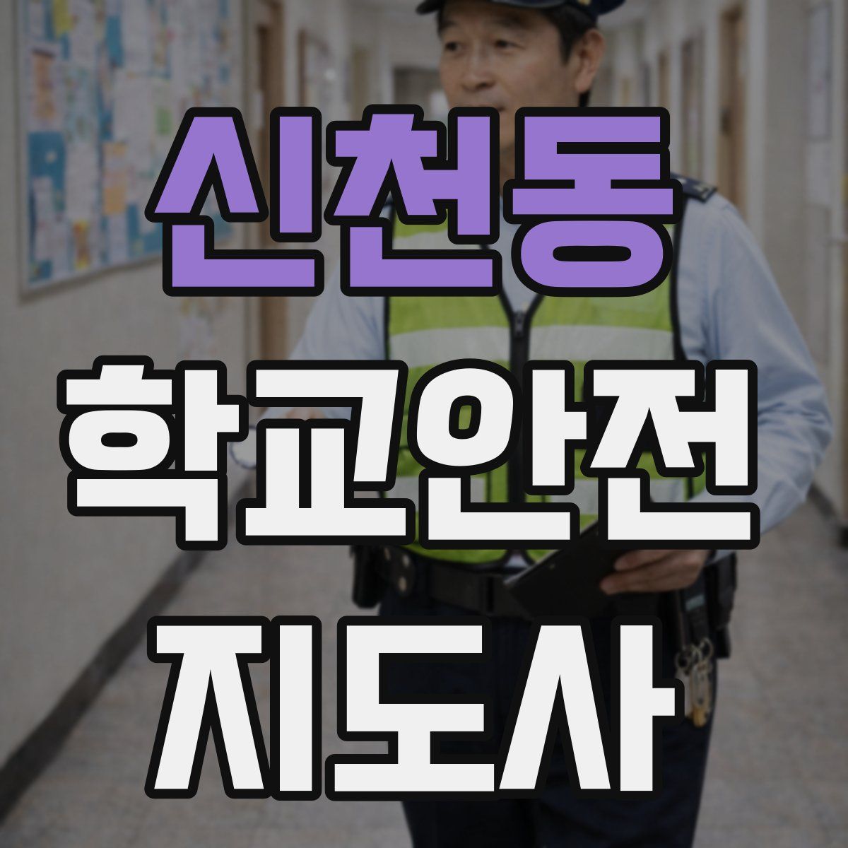 신천동 학교안전지도사 자격증