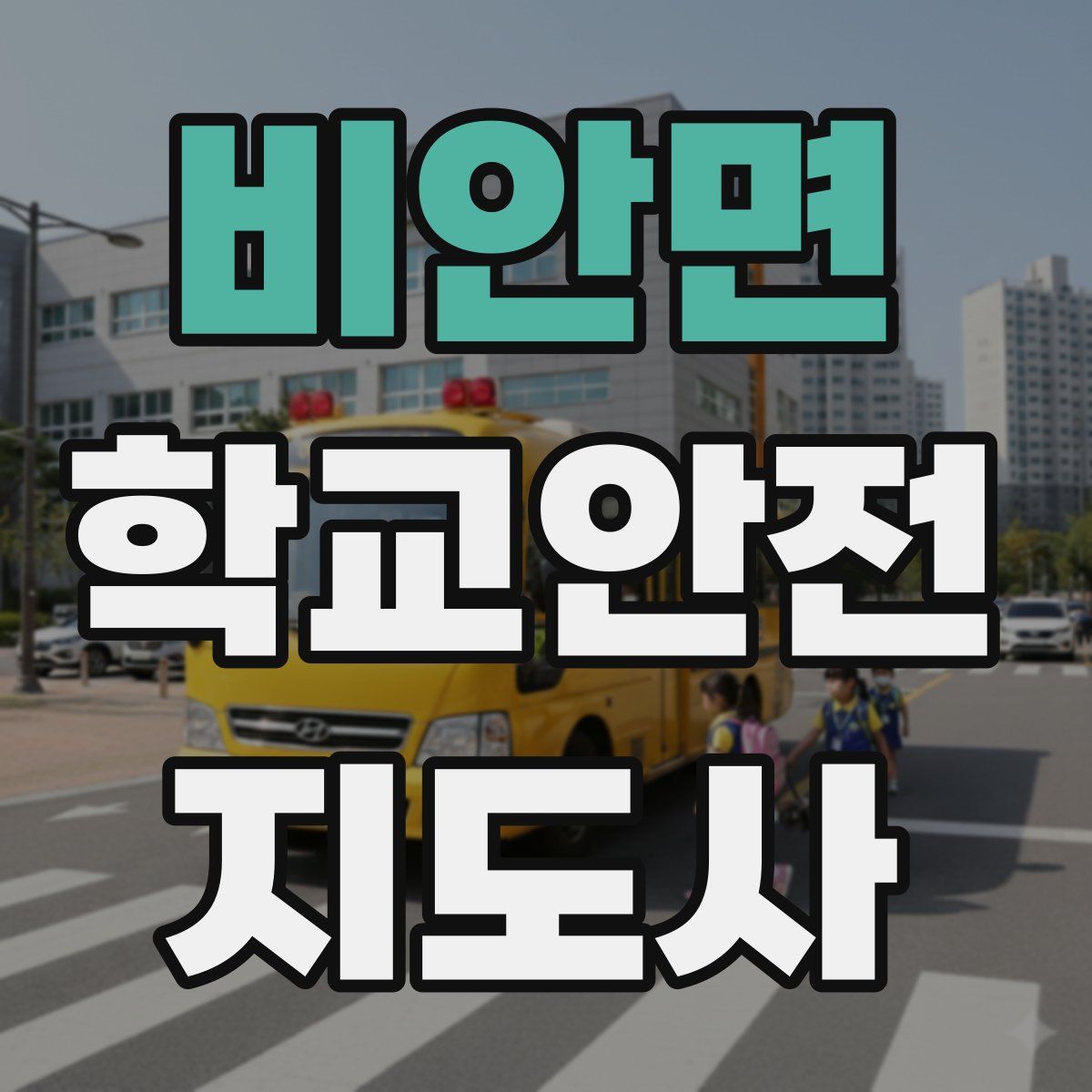 비안면 학교안전지도사 자격증