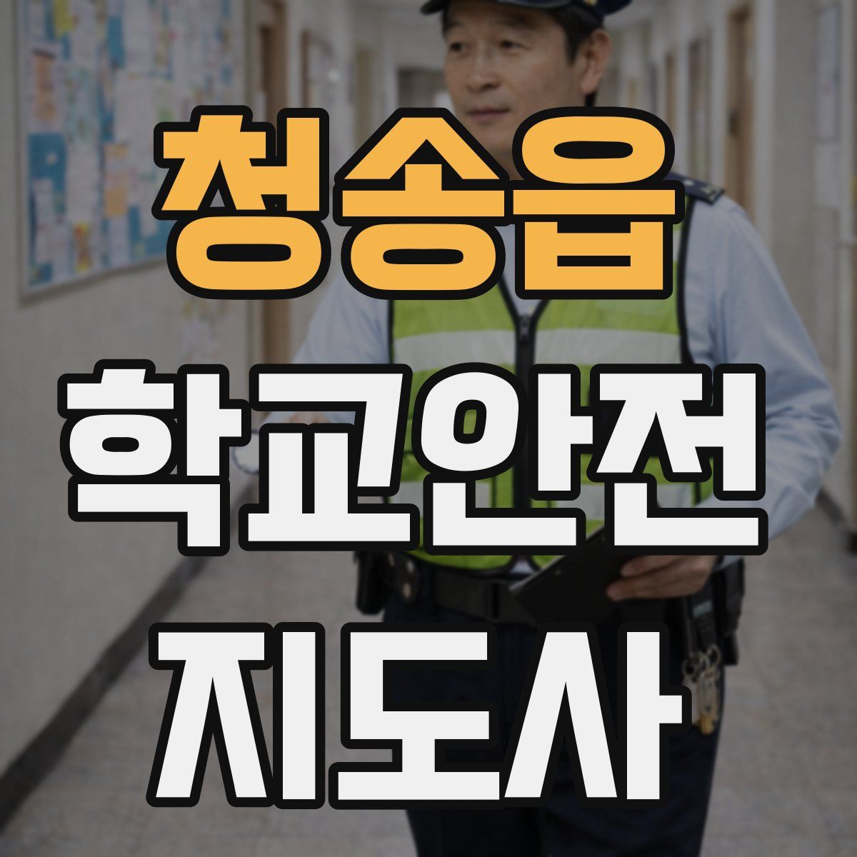 청송읍 학교안전지도사 자격증