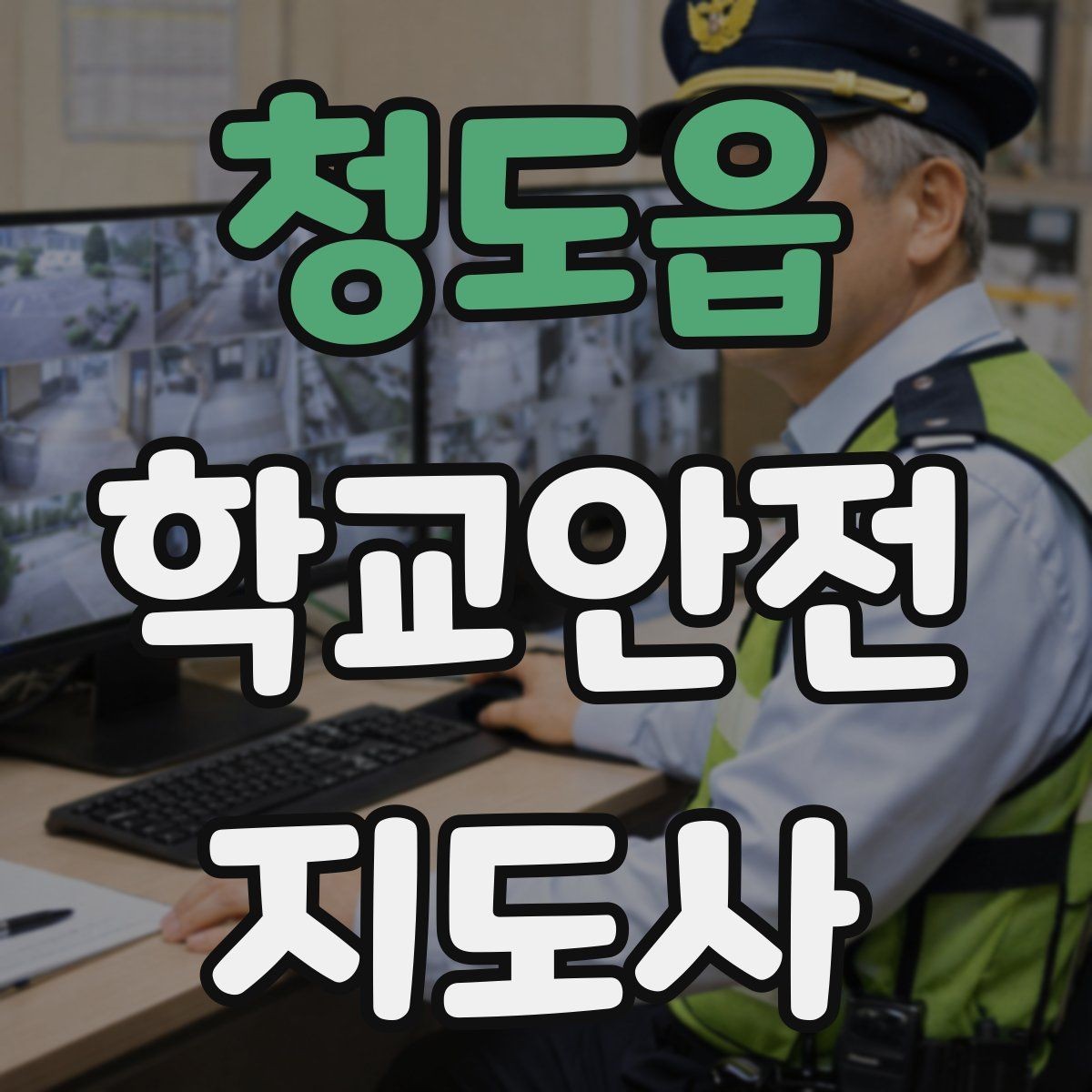 청도읍 학교안전지도사 자격증 눈 오는 날 빙판길 통학 안전 운영 방법