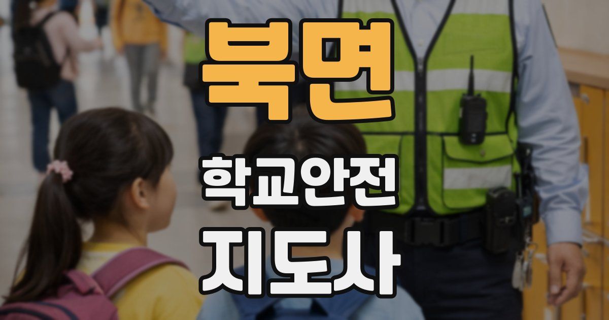 북면 학교안전지도사 자격증