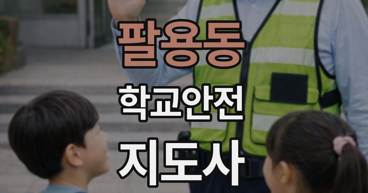 팔용동 학교안전지도사 자격증