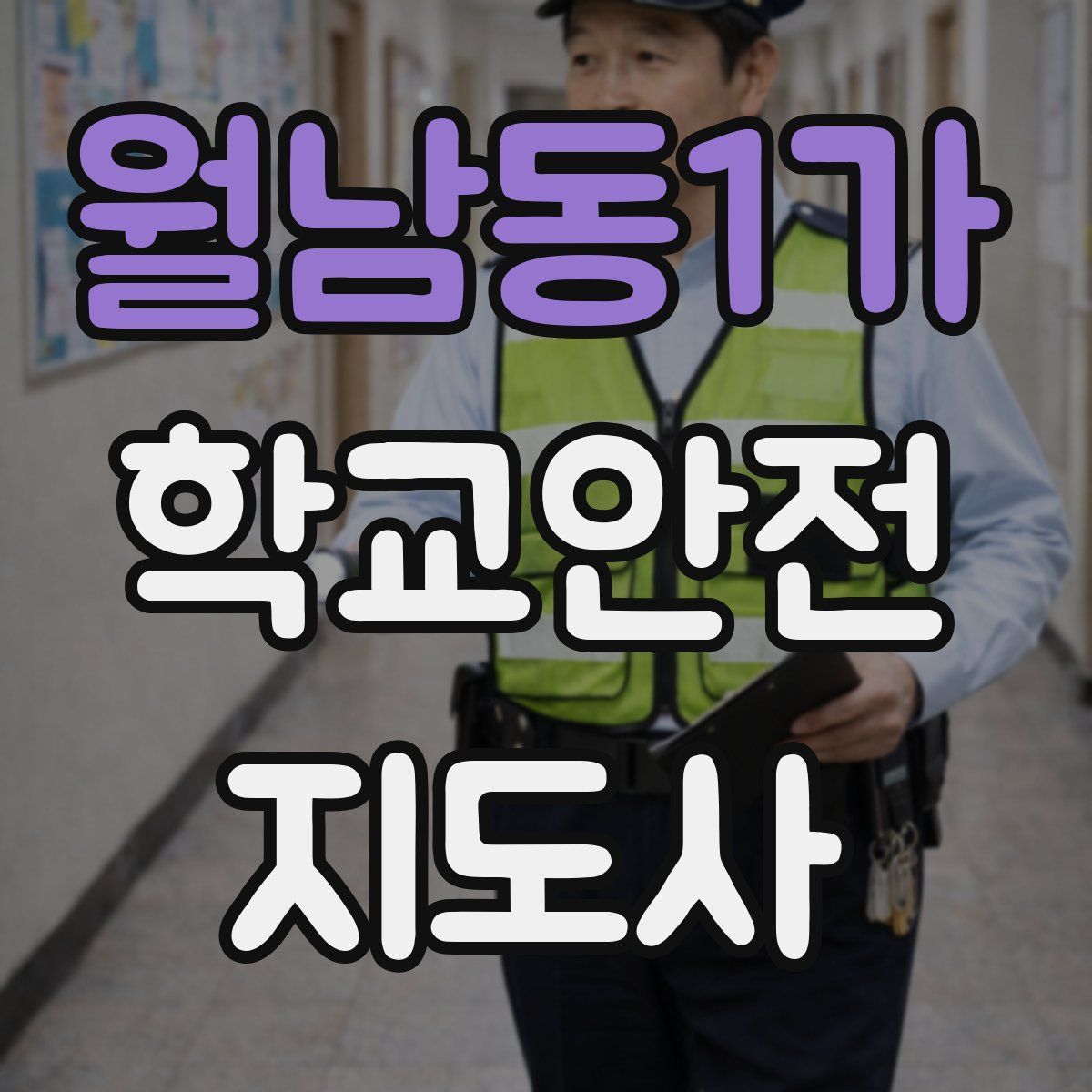 월남동1가 학교안전지도사 자격증