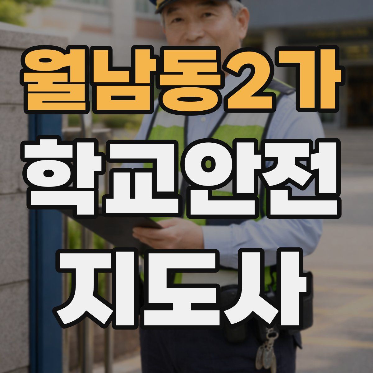 월남동2가 학교안전지도사 자격증