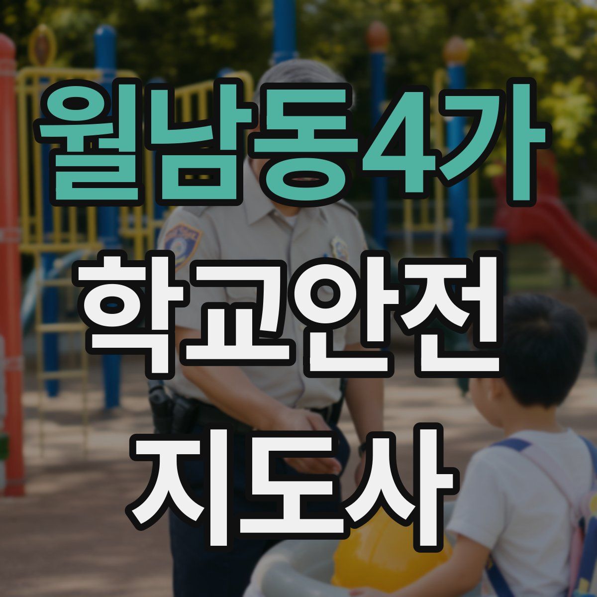 월남동4가 학교안전지도사 자격증