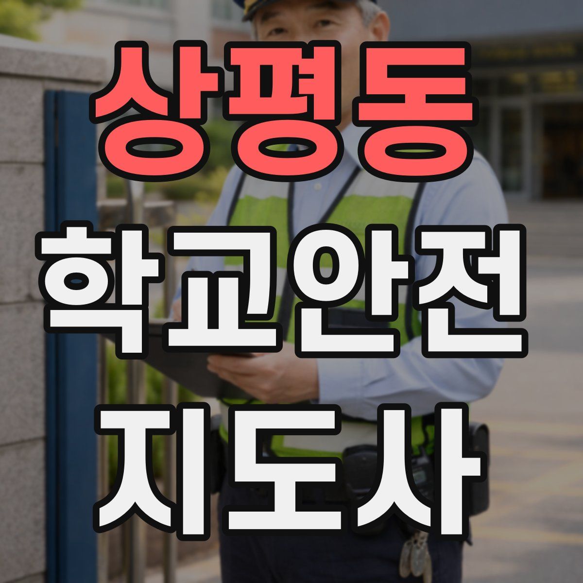 상평동 학교안전지도사 자격증