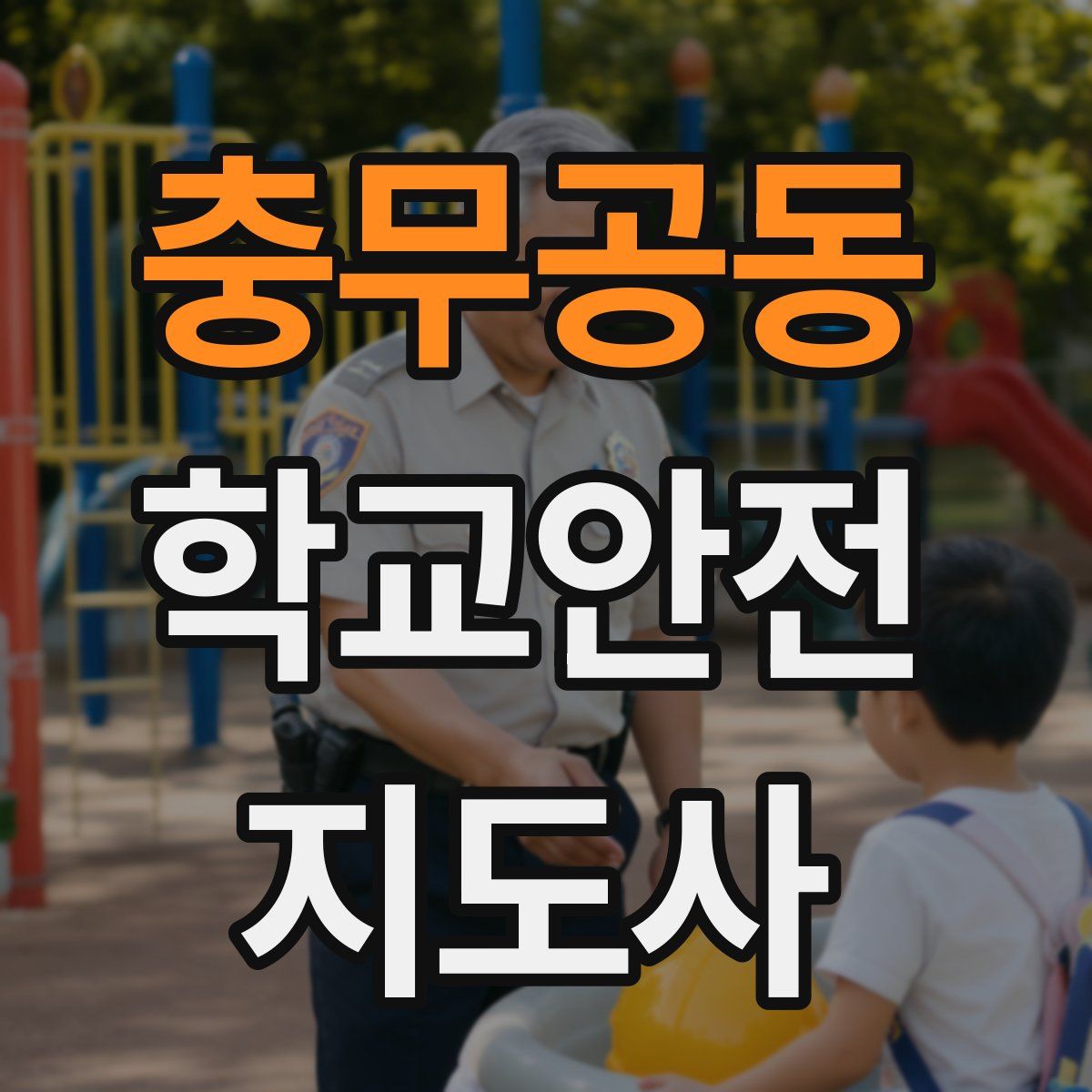 충무공동 학교안전지도사 자격증