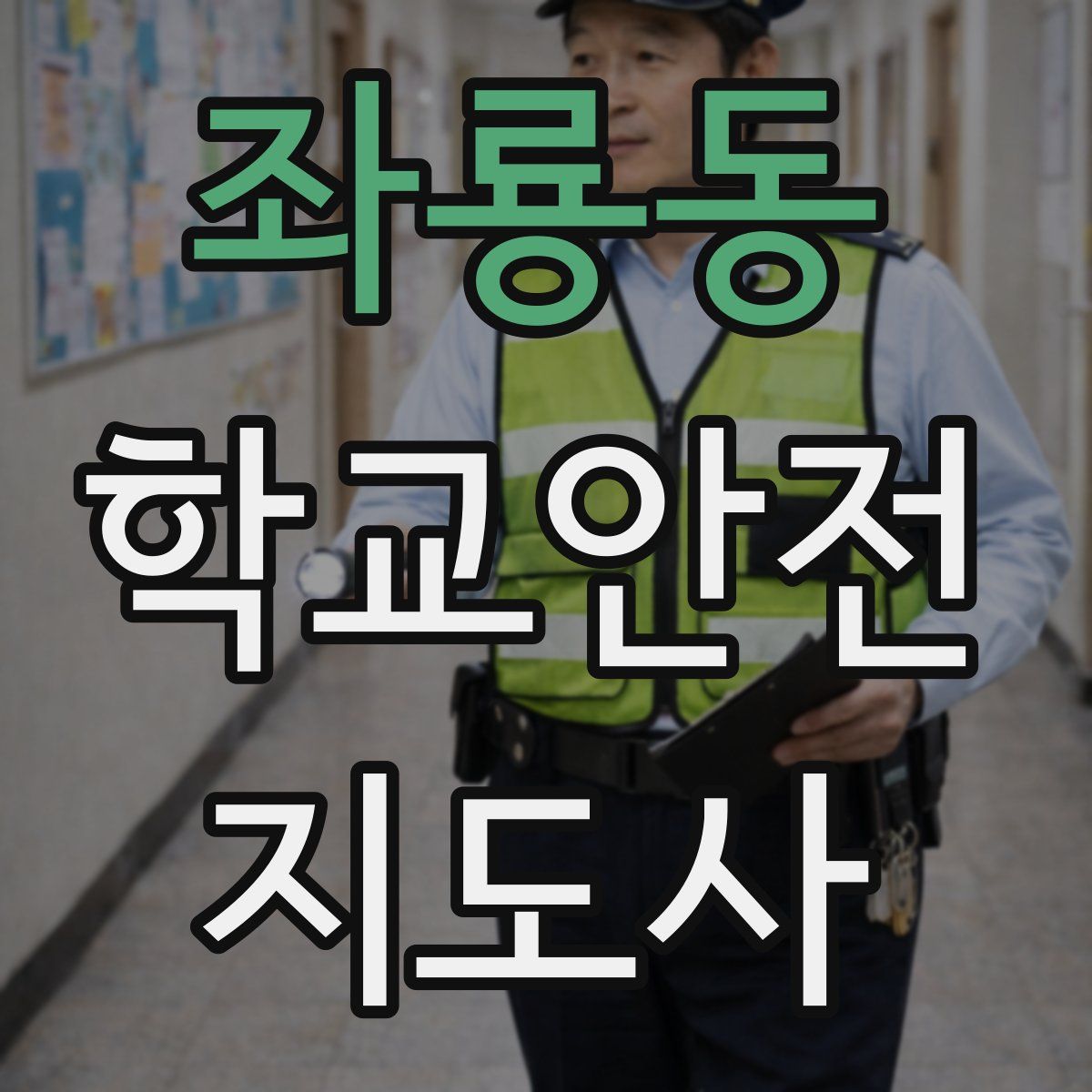 좌룡동 학교안전지도사 자격증