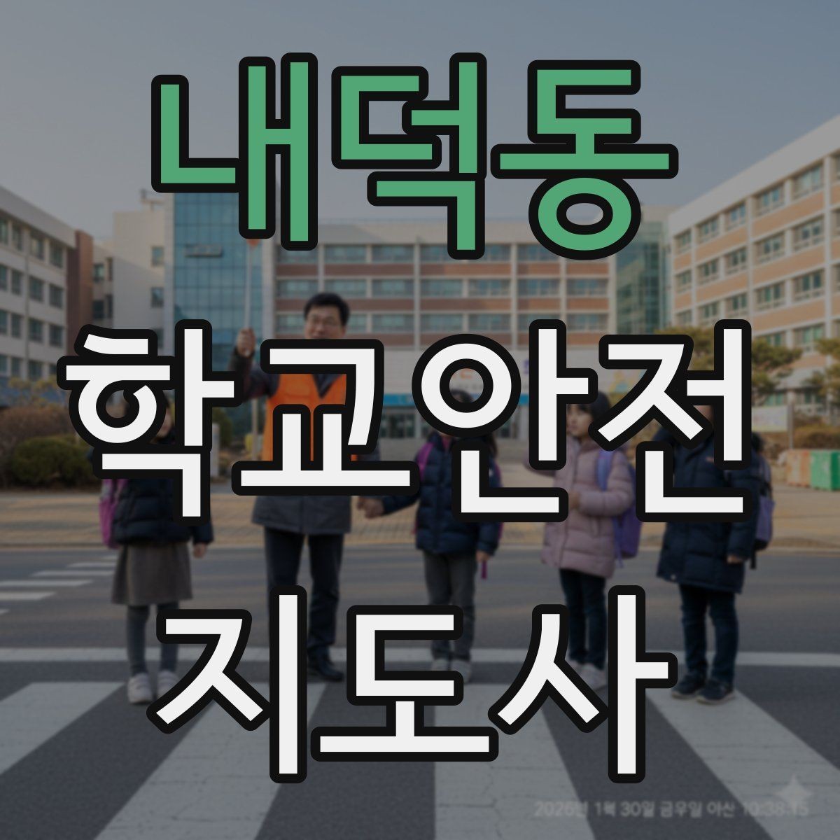 내덕동 학교안전지도사 자격증 단체 촬영 때 학생 안전거리 확보 방법