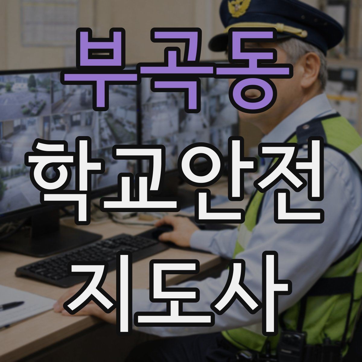 부곡동 학교안전지도사 자격증 횡단보도 앞에서 꼭 지켜야 할 지도 원칙