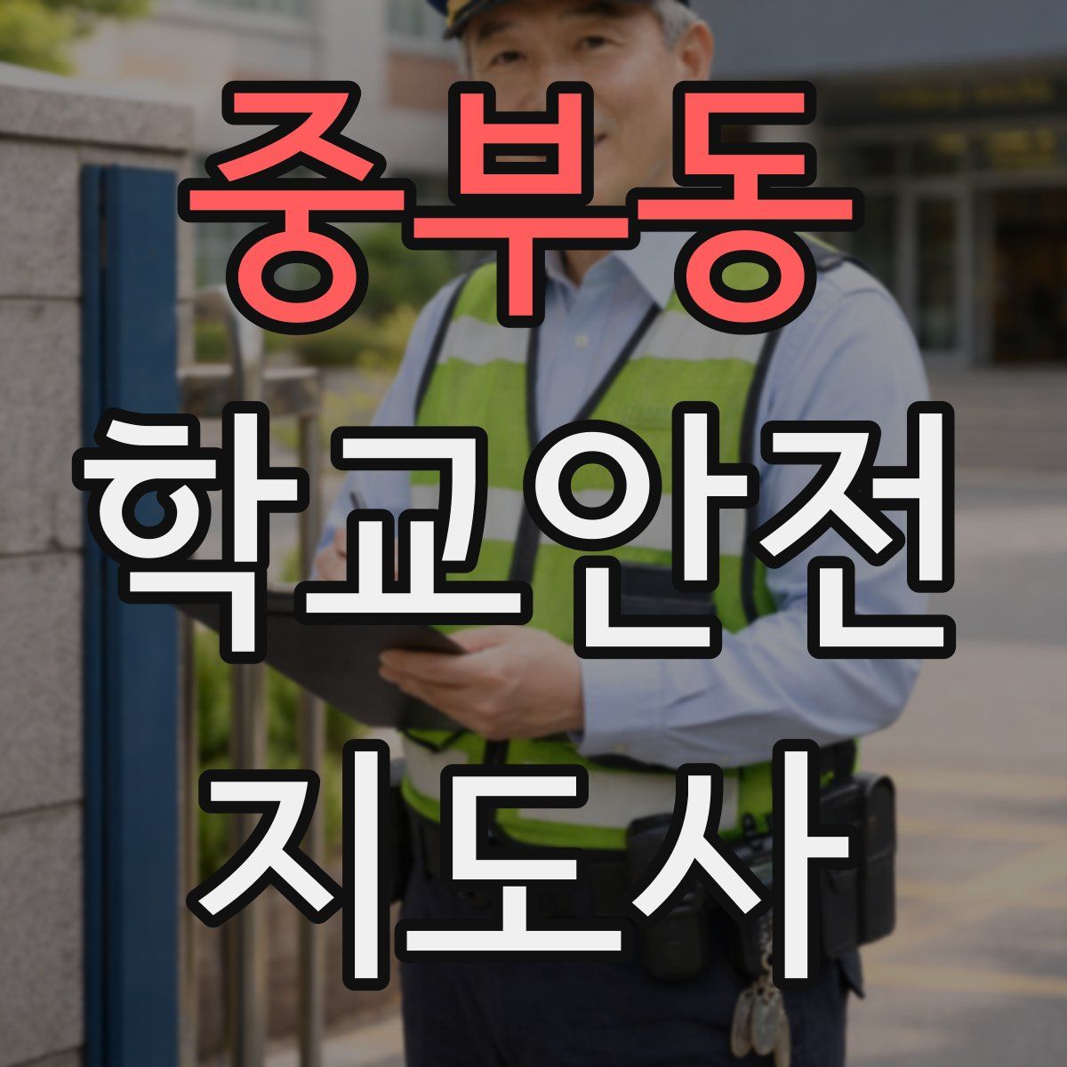 중부동 학교안전지도사 자격증