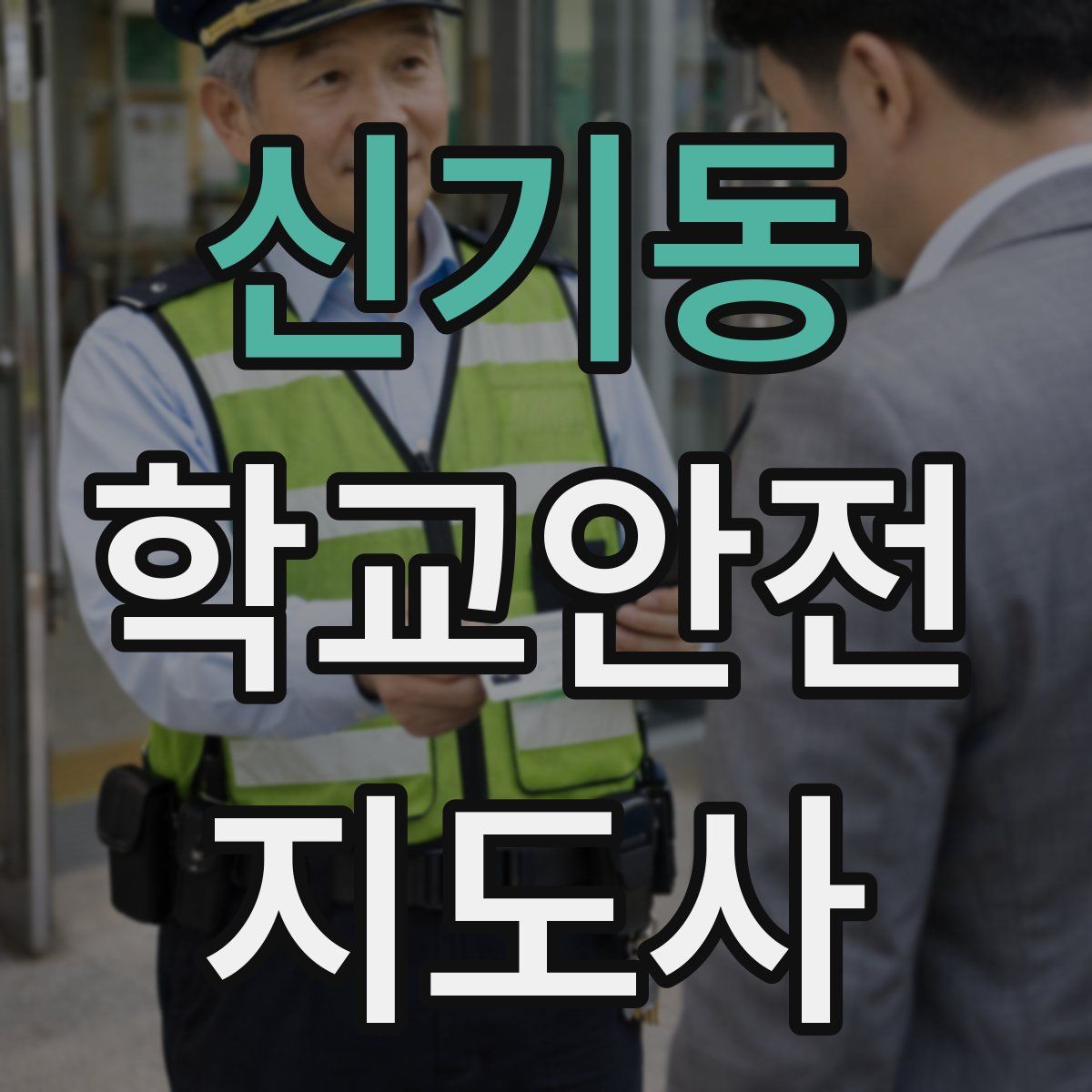 신기동 학교안전지도사 자격증