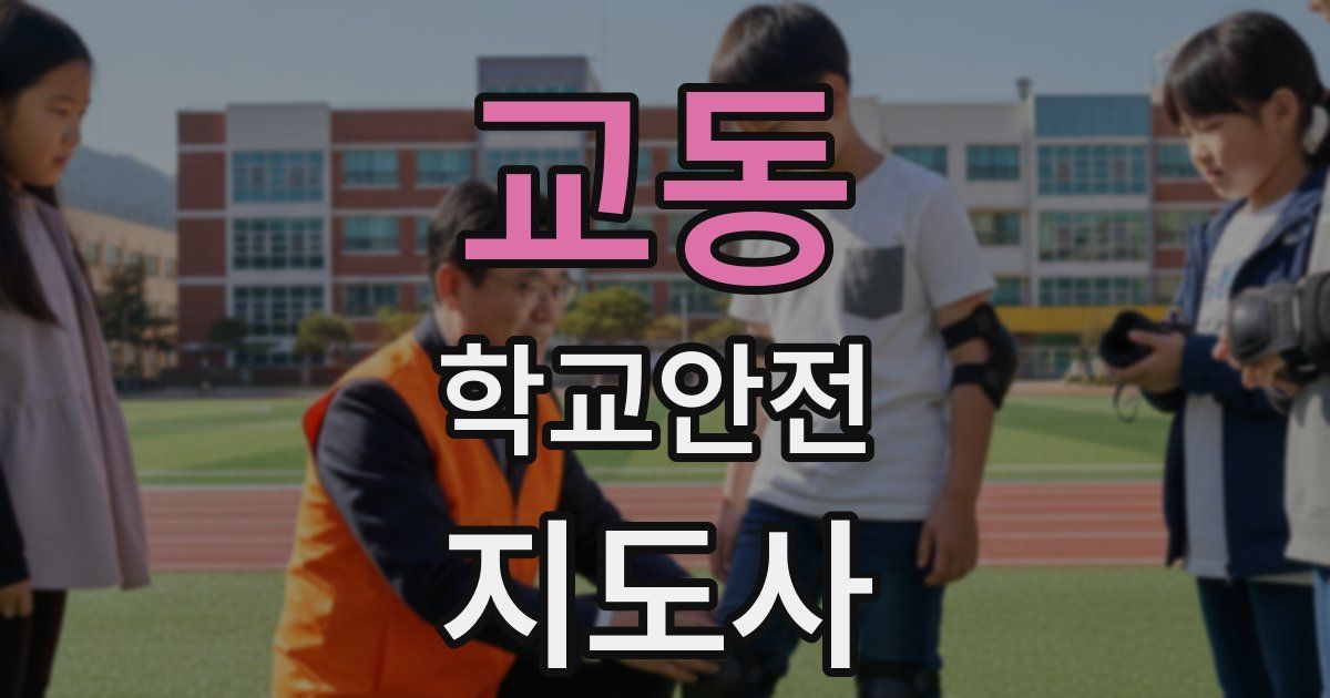 교동 학교안전지도사 자격증