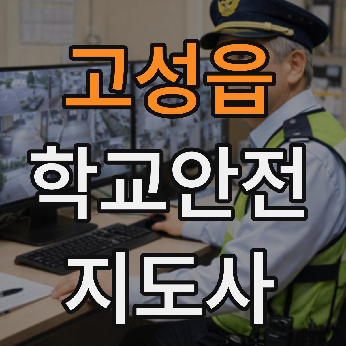 고성읍 학교안전지도사 자격증 통학버스 학원차량 승하차 안전 지도