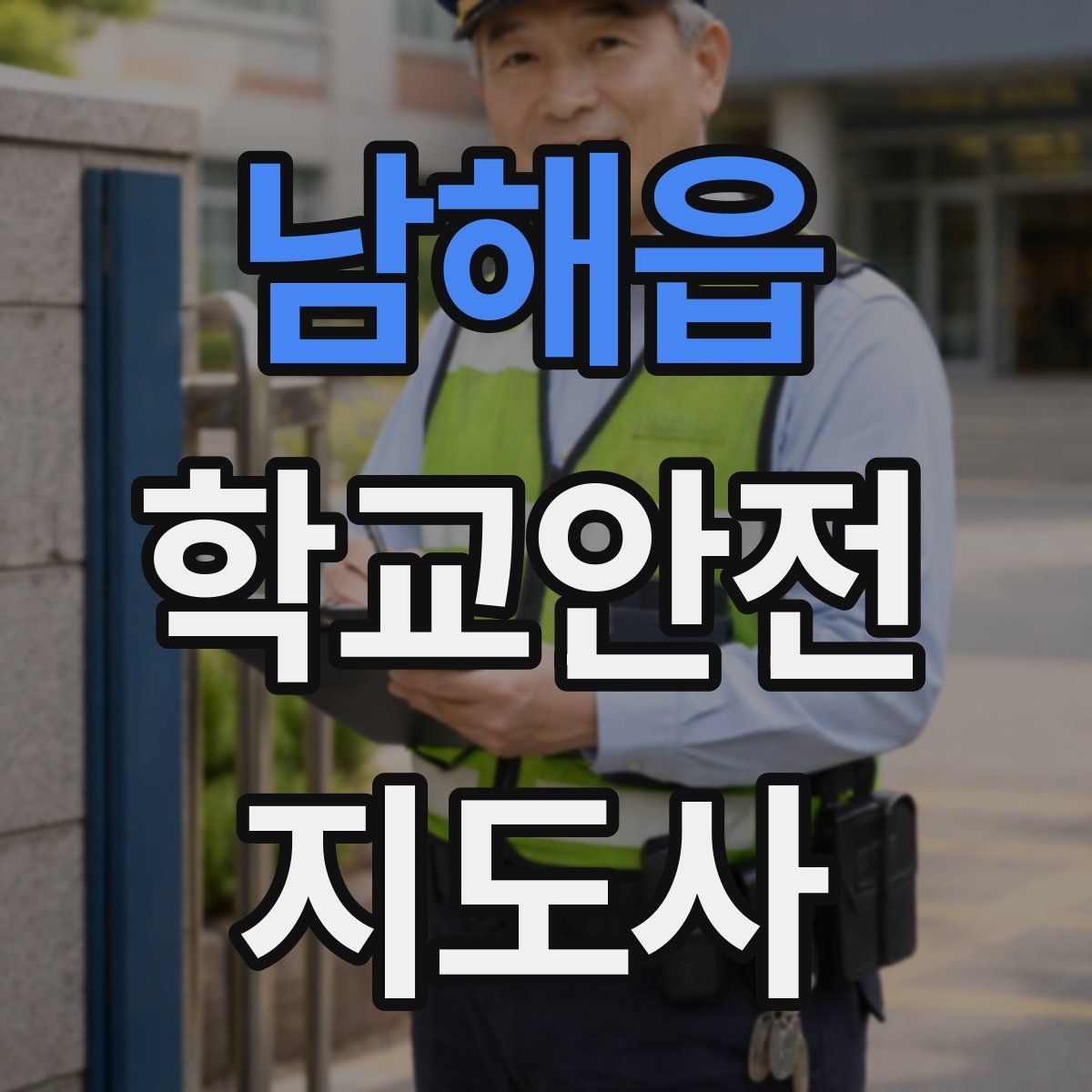 남해읍 학교안전지도사 자격증