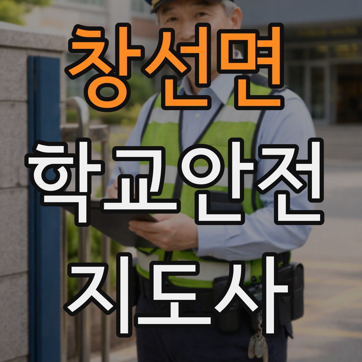 창선면 학교안전지도사 자격증