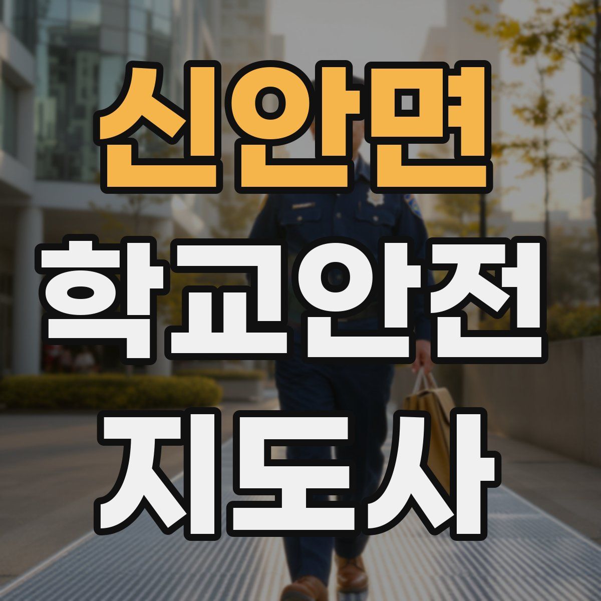 신안면 학교안전지도사 자격증