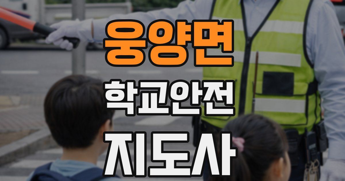 웅양면 학교안전지도사 자격증