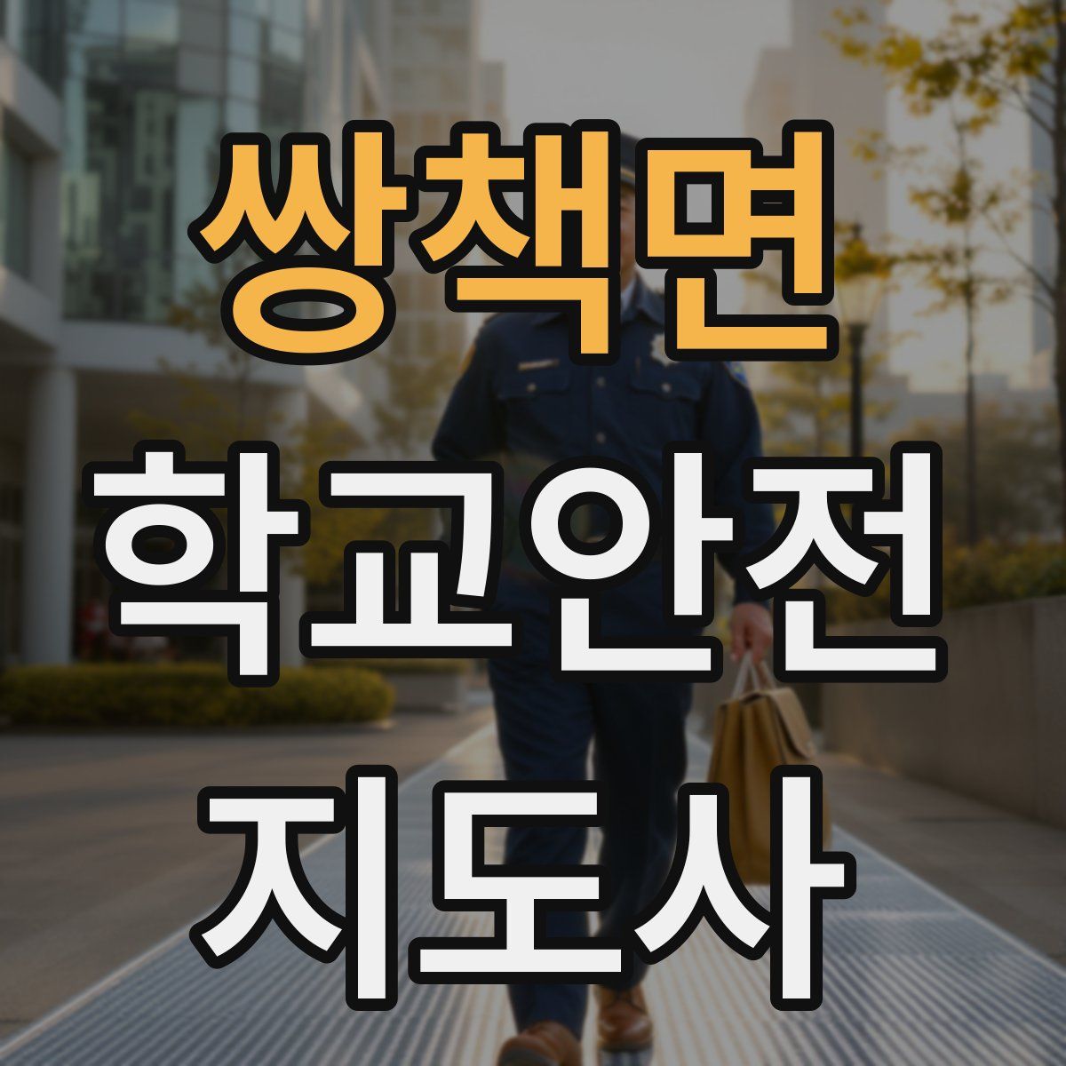 쌍책면 학교안전지도사 자격증