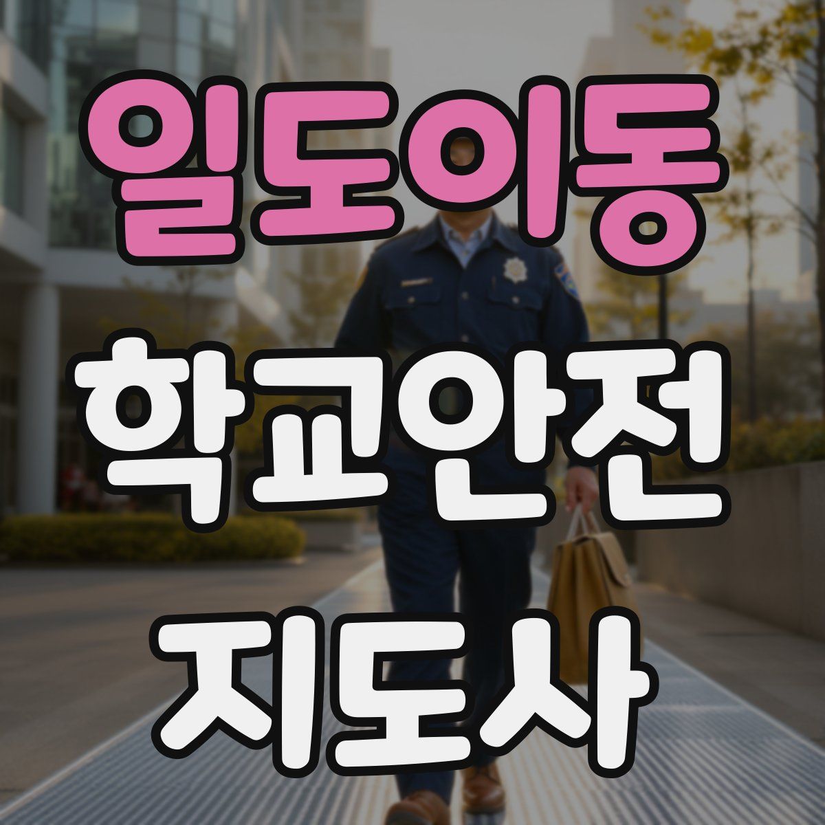 일도이동 학교안전지도사 자격증