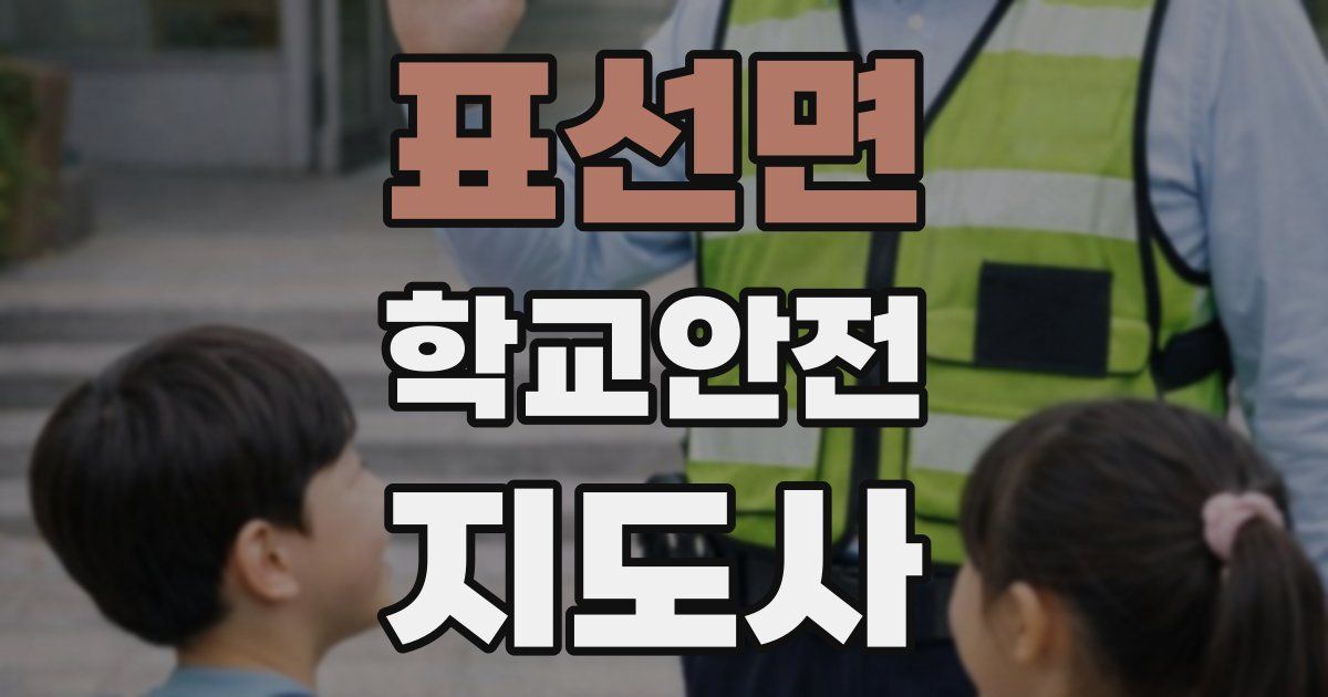 표선면 학교안전지도사 자격증